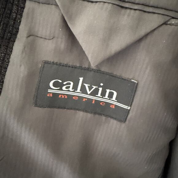 Vintage 90s Brown Corduroy Mens Blazer 42R - Picture 10 of 14